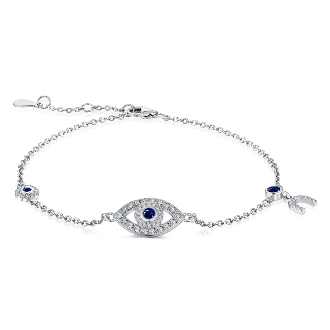 [Clara Jewels]Dainty Eye Shape Necklace