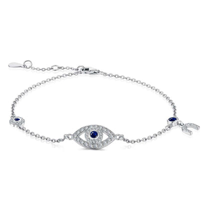 [Clara Jewels]Dainty Eye Shape Necklace