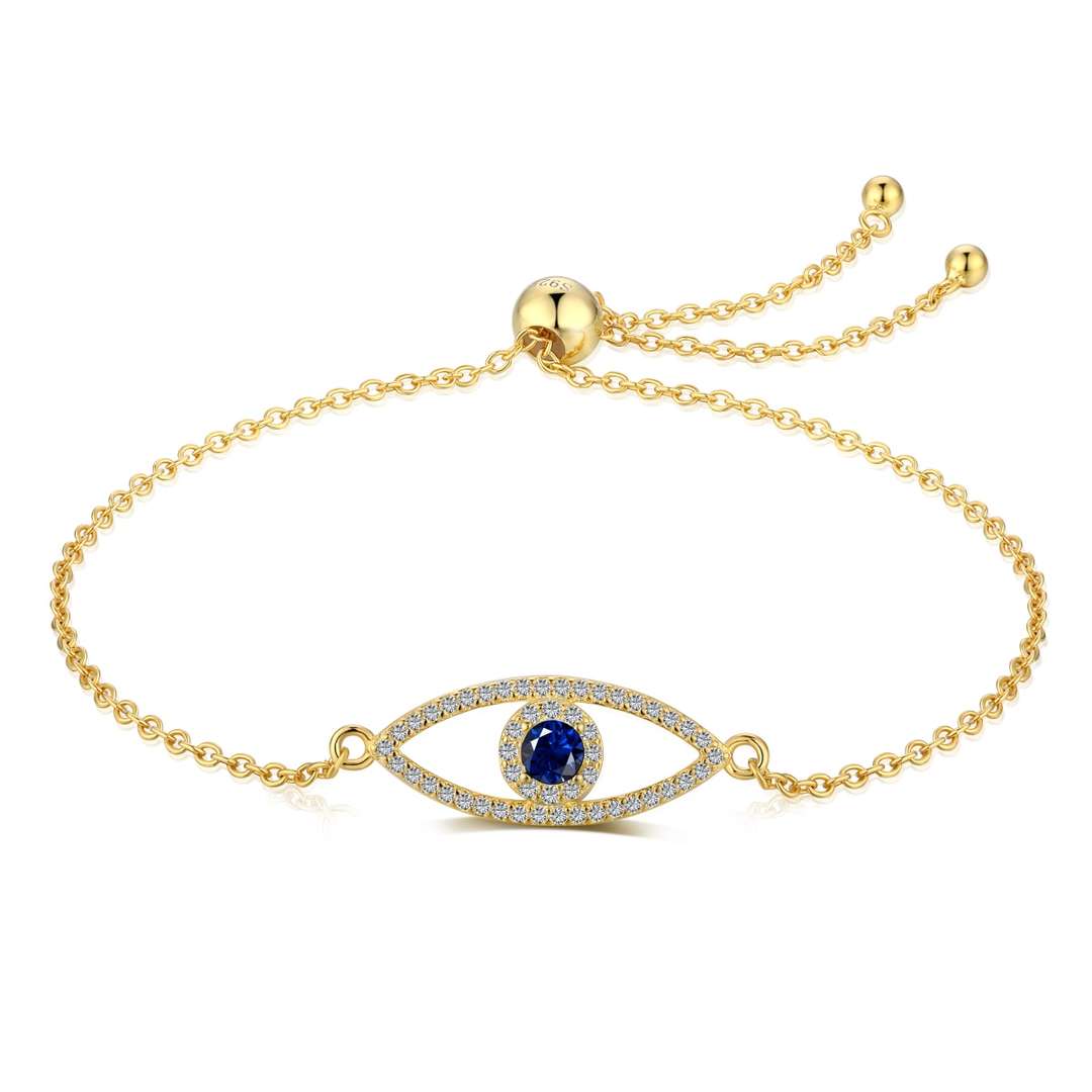 [Clara Jewels]Devil's Eye Hollow Design Bracelet