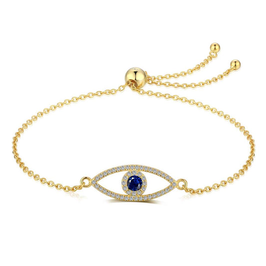 [Clara Jewels]Devil's Eye Hollow Design Bracelet