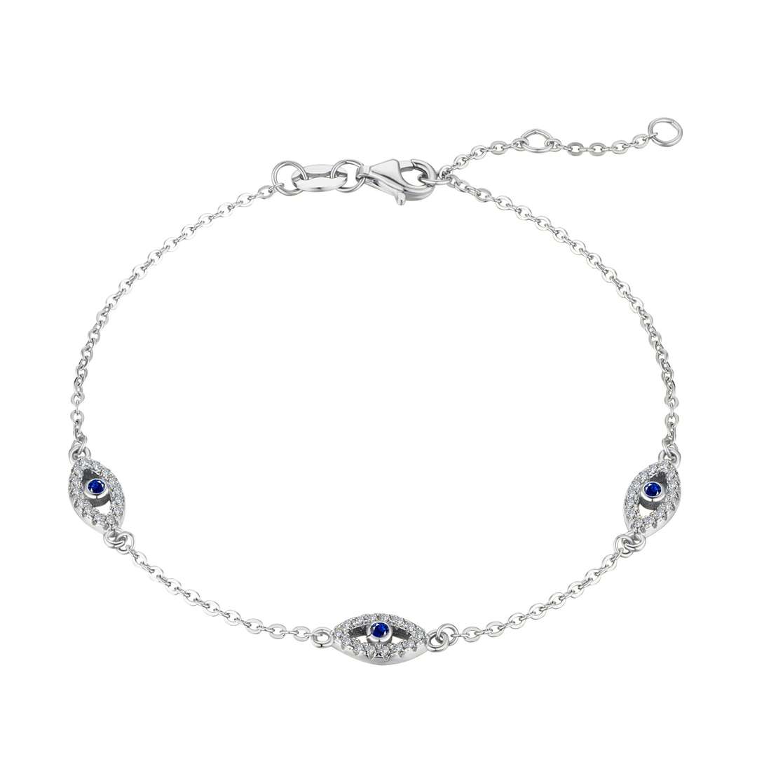 [Clara Jewels]Evil Eye Shape Pendent Necklace