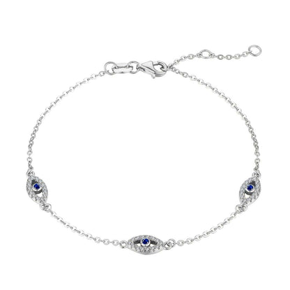 [Clara Jewels]Evil Eye Shape Pendent Necklace