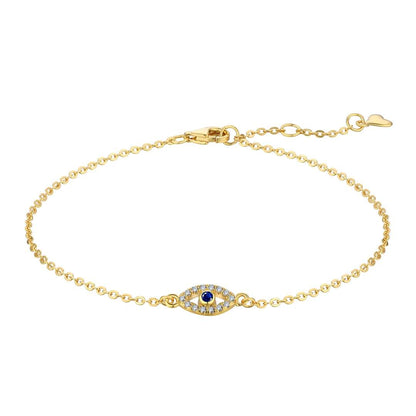 [Clara Jewels]Evil Eye Shape Necklace