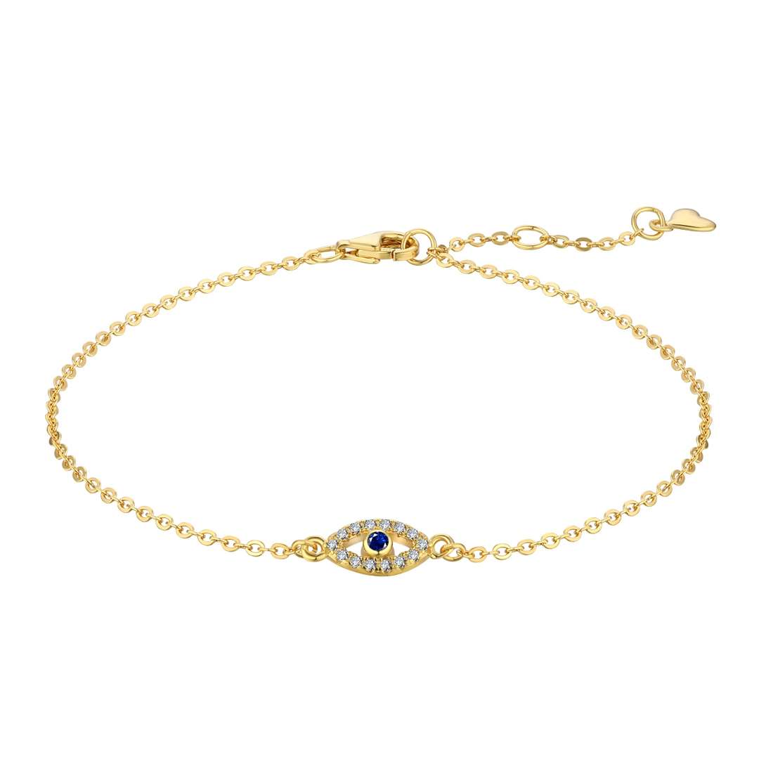 [Clara Jewels]Evil Eye Shape Necklace