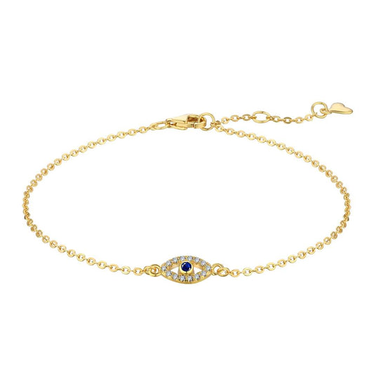 [Clara Jewels]Evil Eye Shape Necklace
