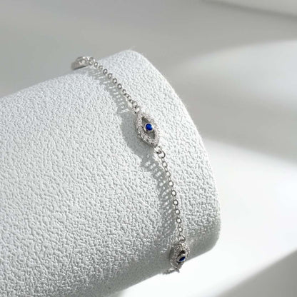[Clara Jewels]Evil Eye Shape Pendent Necklace