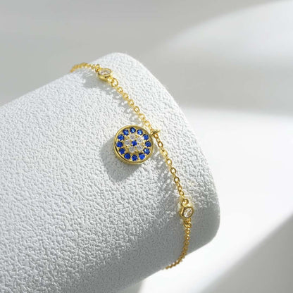 [Clara Jewels]Devil's Eye Round Shape Bracelet