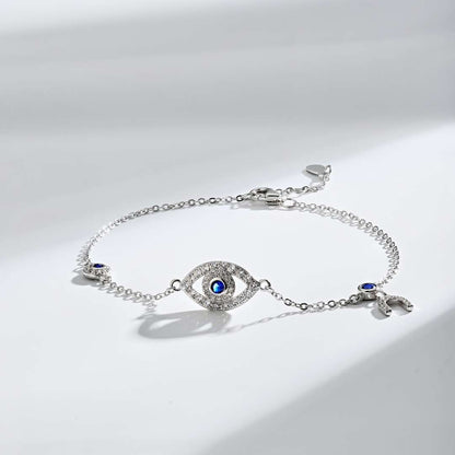 [Clara Jewels]Dainty Eye Shape Necklace