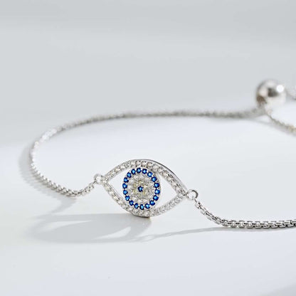 [Clara Jewels]Dazzling Eye Shape Necklace