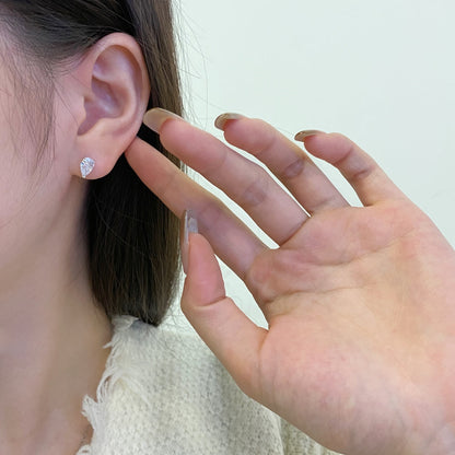 [Clara Jewels]Ornate Water Drop Shape Earrings