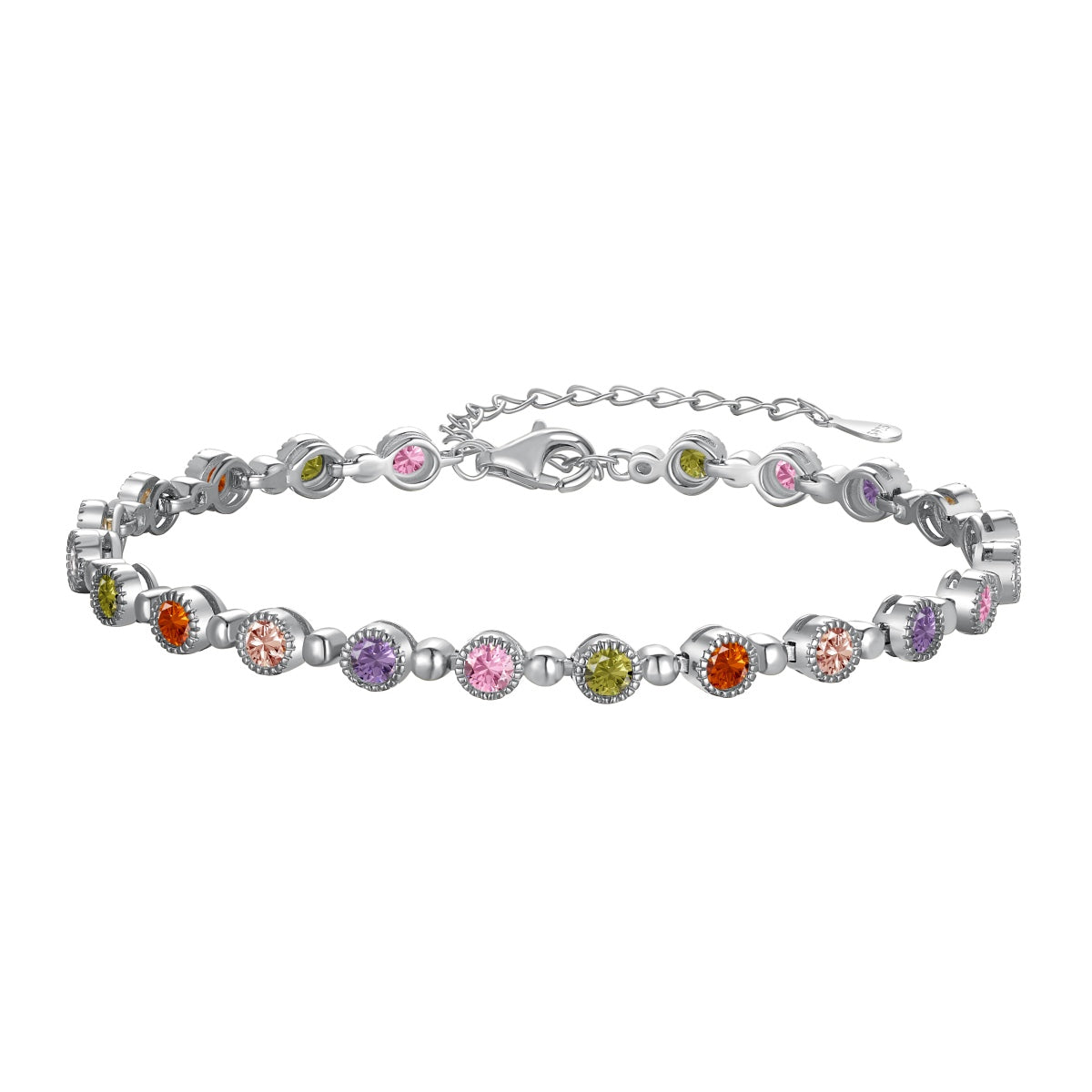 [Clara Jewels]Sparkling Exquisite Round Cut Party Bracelet
