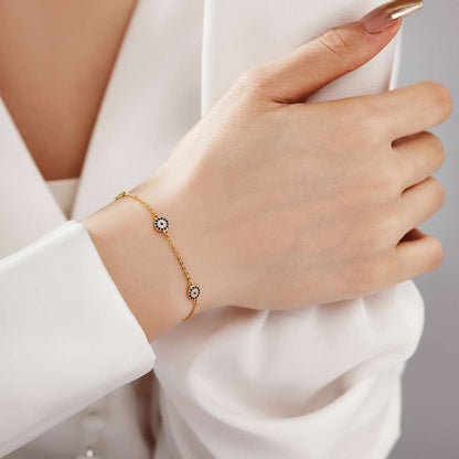 [Clara Jewels]Delicate Round Shape Pendent Necklace