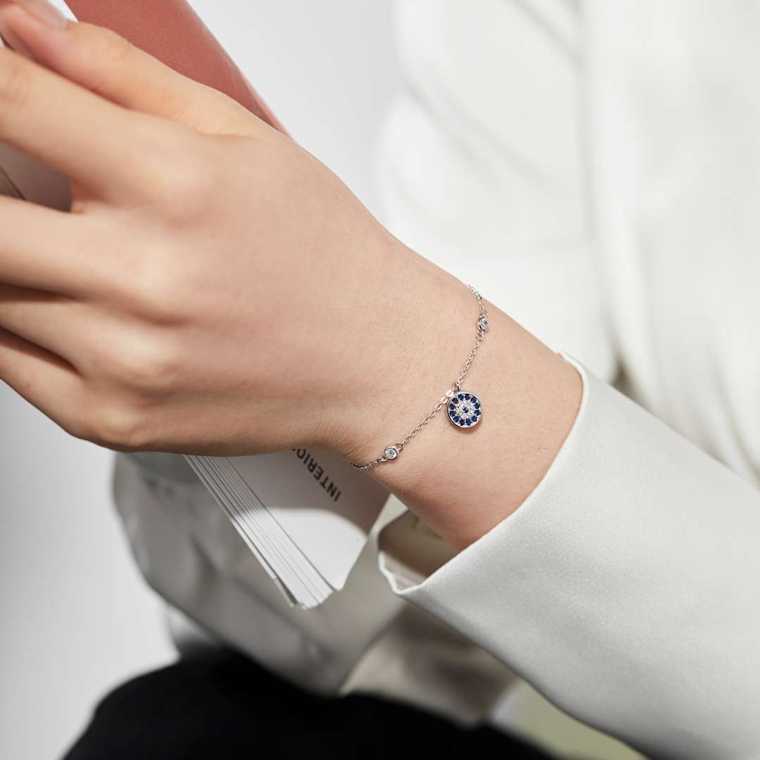 [Clara Jewels]Devil's Eye Round Shape Bracelet