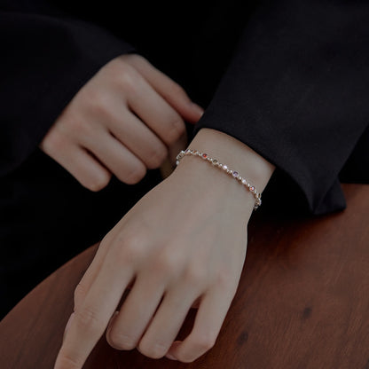 [Clara Jewels]Sparkling Exquisite Round Cut Party Bracelet