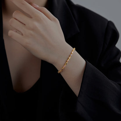 [Clara Jewels]Sparkling Exquisite Round Cut Party Bracelet