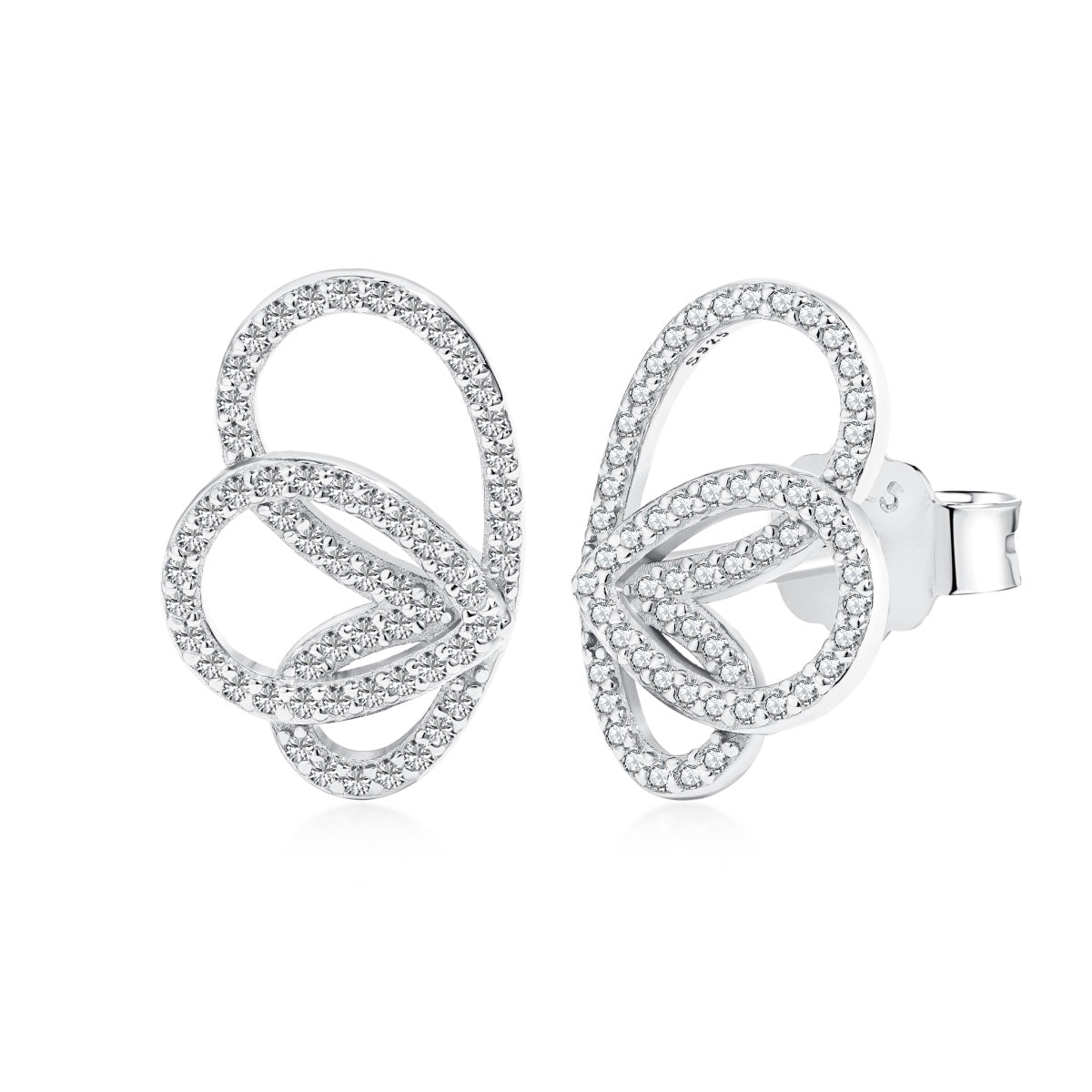 [Clara Jewels]Exquisite Butterfly Shape Earrings
