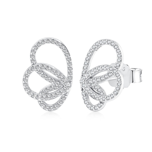 [Clara Jewels]Exquisite Butterfly Shape Earrings