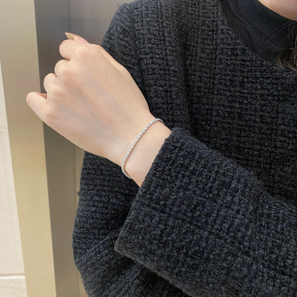 [Clara Jewels]Elegant Emerald Cut Daily Bracelet