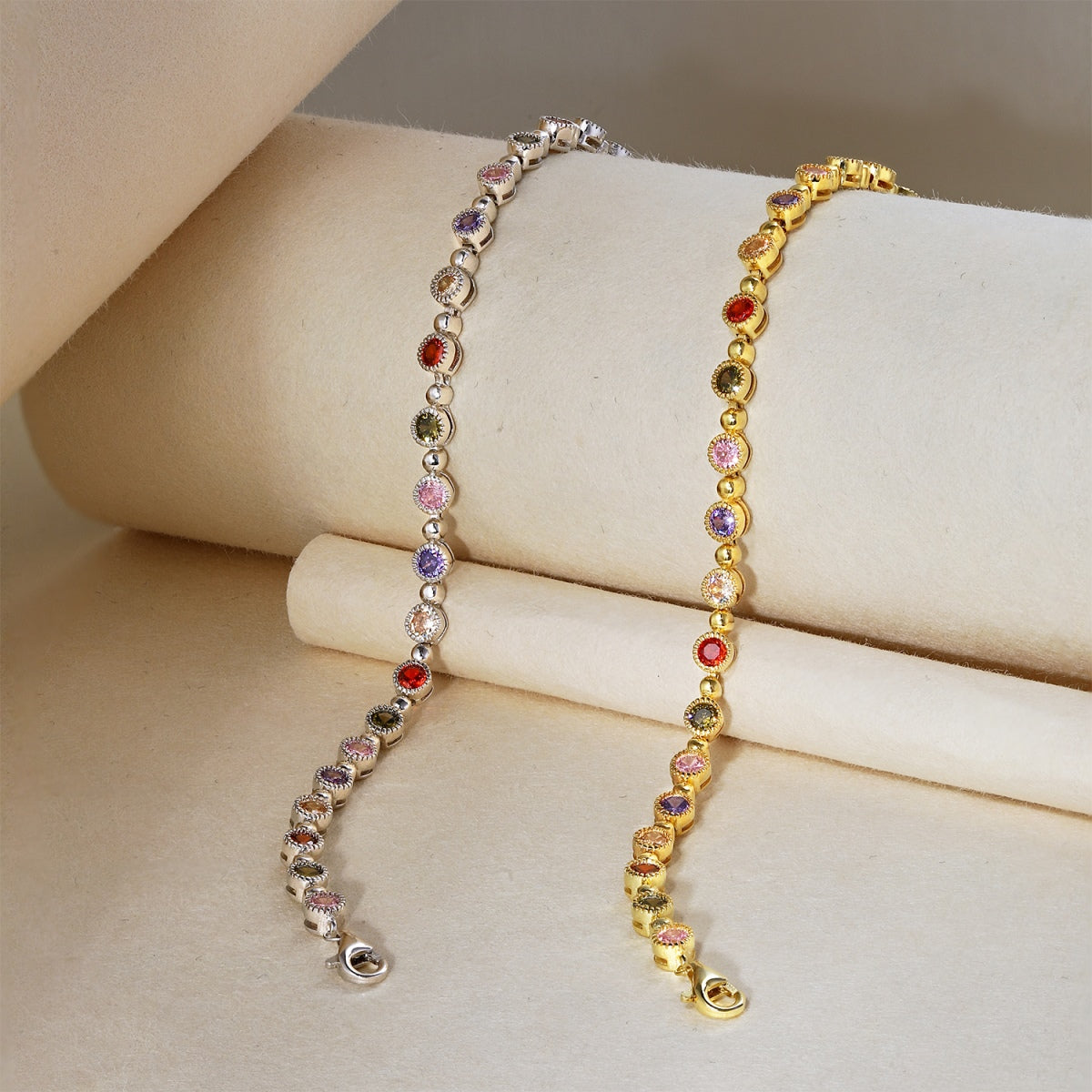 [Clara Jewels]Sparkling Exquisite Round Cut Party Bracelet