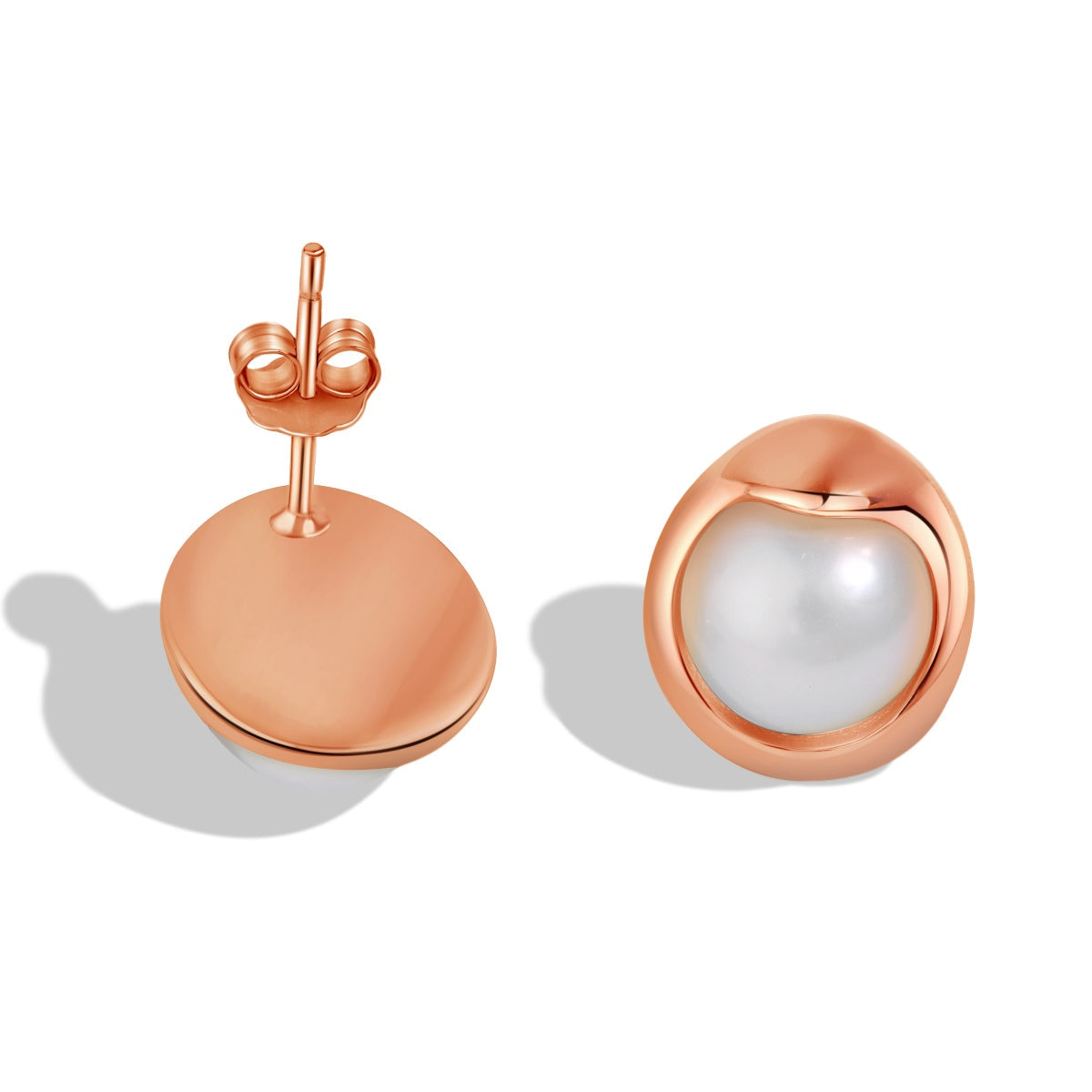 [Clara Jewels]Dainty Bread Pearl Earrings