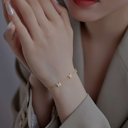 [Clara Jewels]Radiant Butterfly Shape Necklace