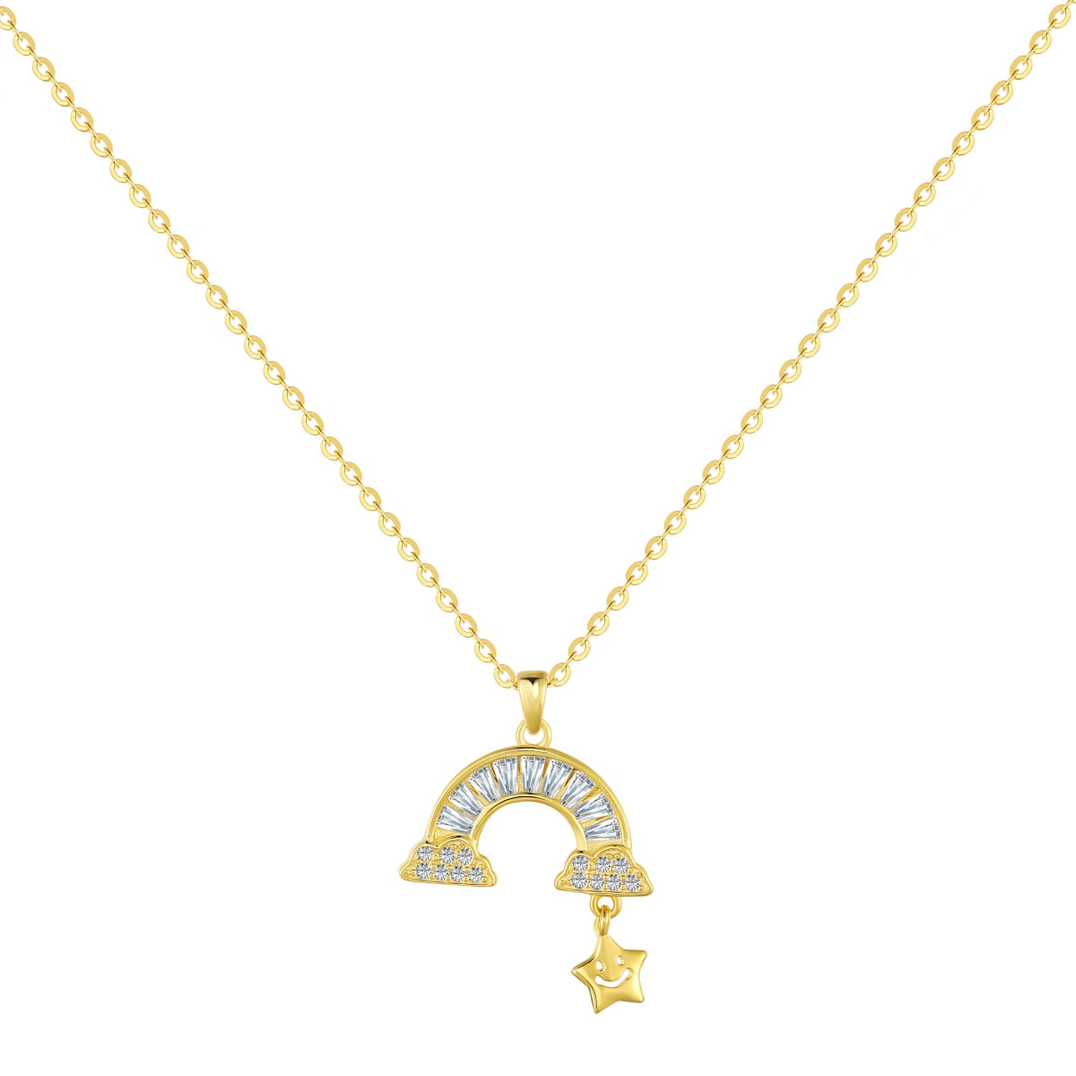 [Clara Jewels]Unique Rainbow Star Necklace