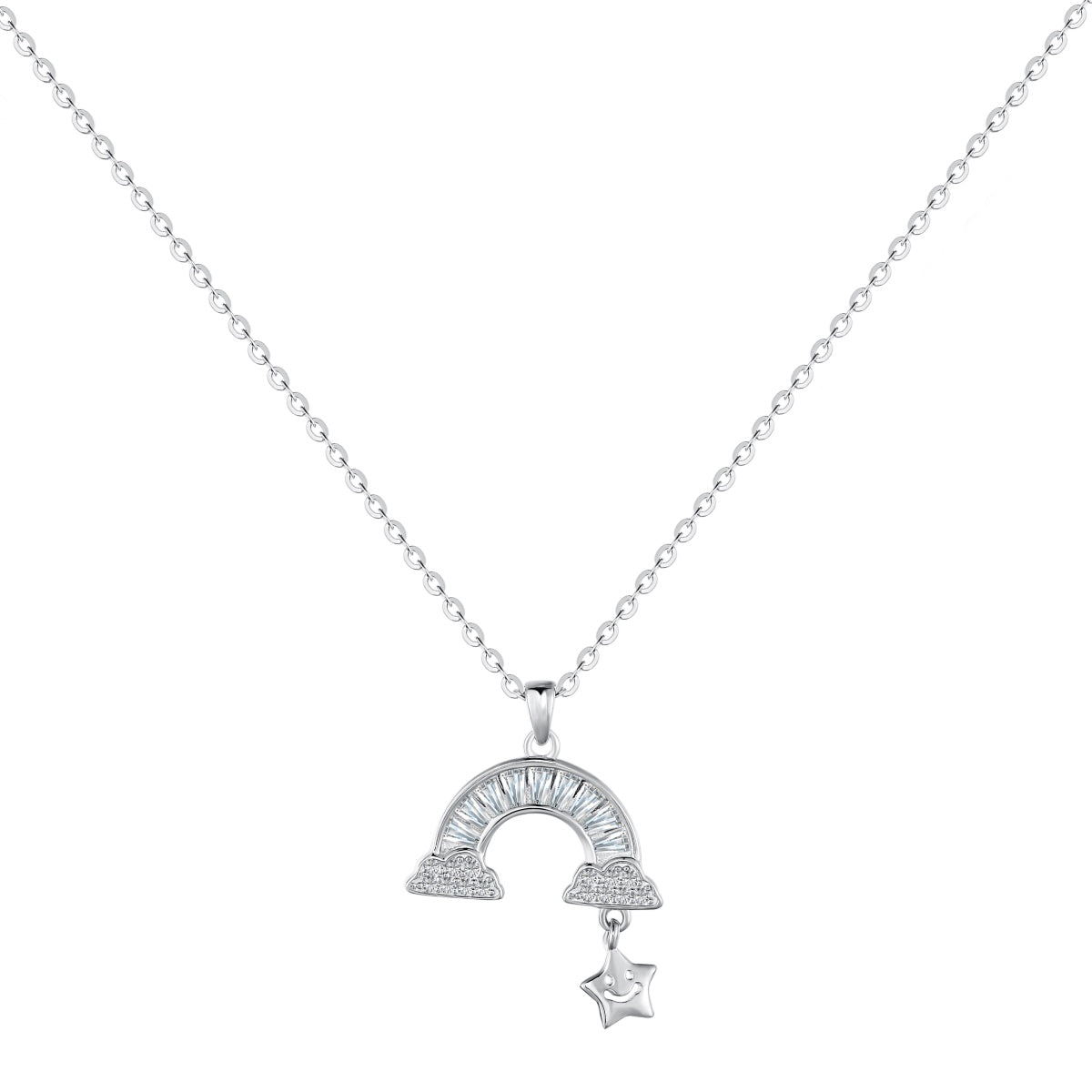 [Clara Jewels]Unique Rainbow Star Necklace