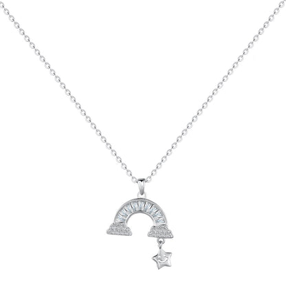[Clara Jewels]Unique Rainbow Star Necklace