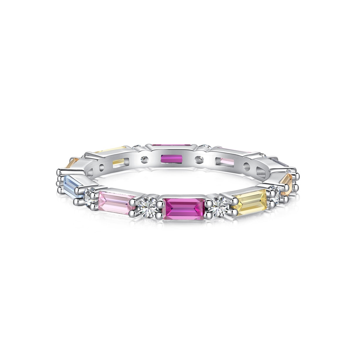 [Clara Jewels]Lively In Shades Elegant Radiant Cut Daily Ring