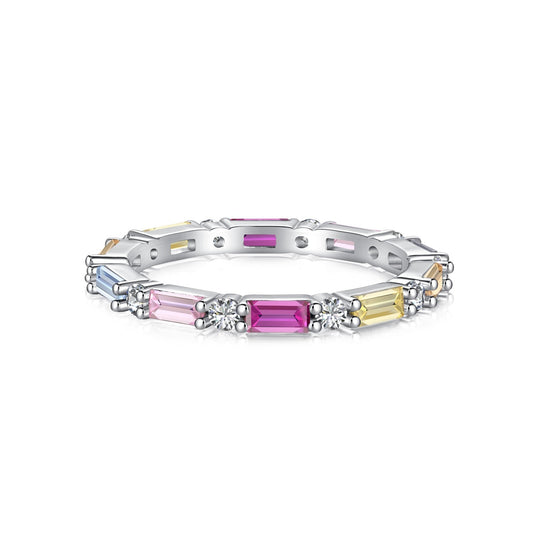 [Clara Jewels]Lively In Shades Elegant Radiant Cut Daily Ring