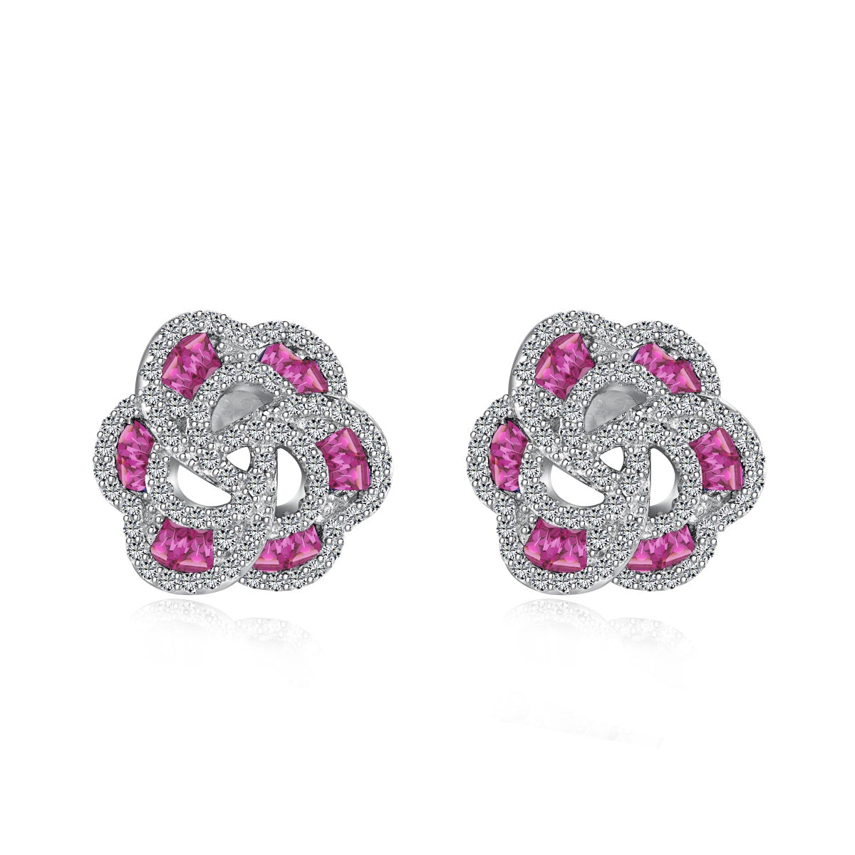 [Clara Jewels]Exquisite Flower Shape Daily Earrings