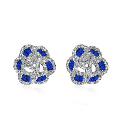 [Clara Jewels]Exquisite Flower Shape Daily Earrings