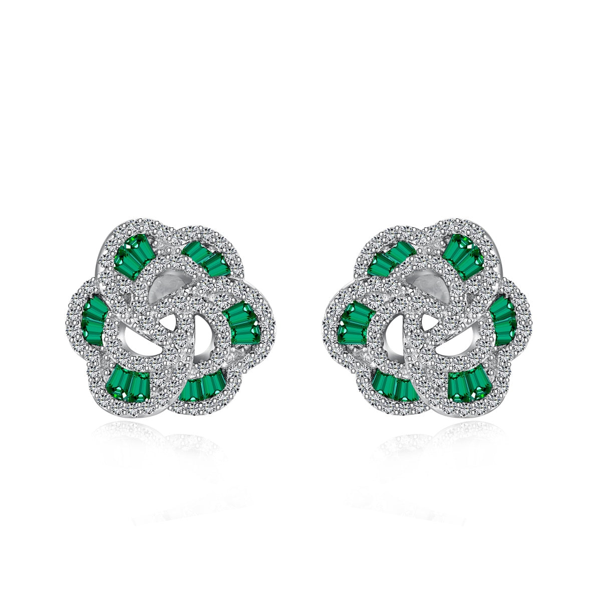 [Clara Jewels]Exquisite Flower Shape Daily Earrings