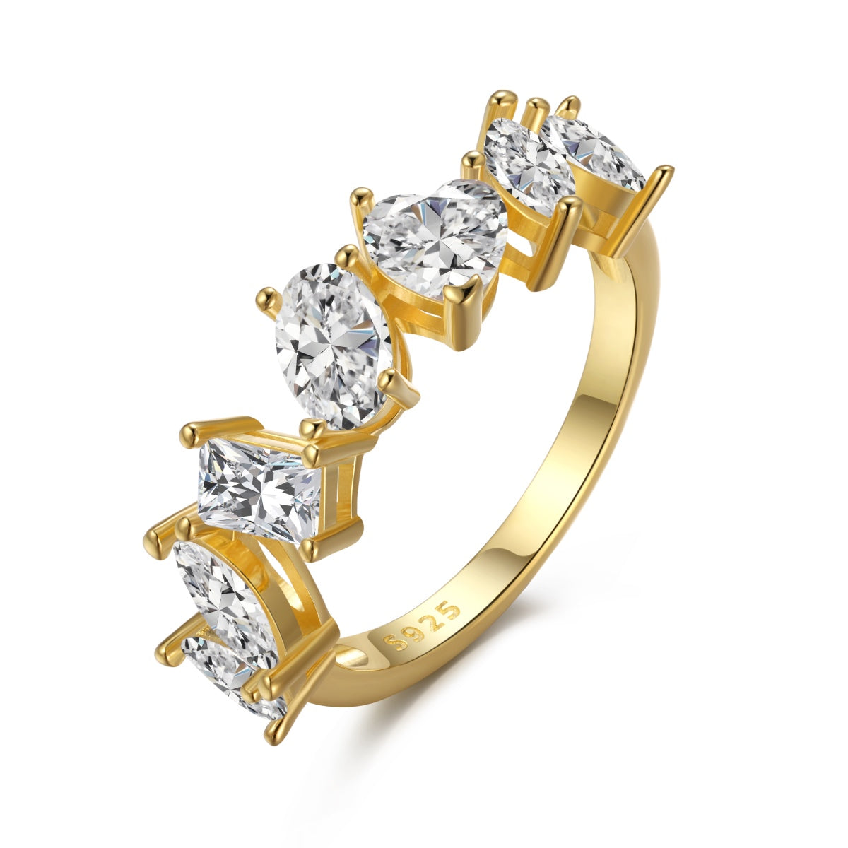 [Clara Jewels]Delicate Multi Cut Ring