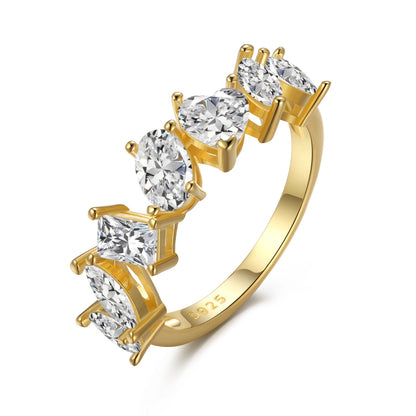 [Clara Jewels]Delicate Multi Cut Ring