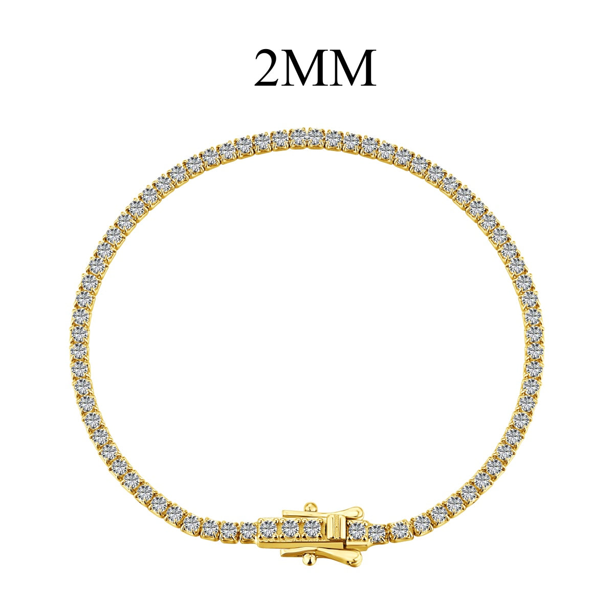 [Clara Jewels]Radiant Colorful Round Cut Party Bracelet