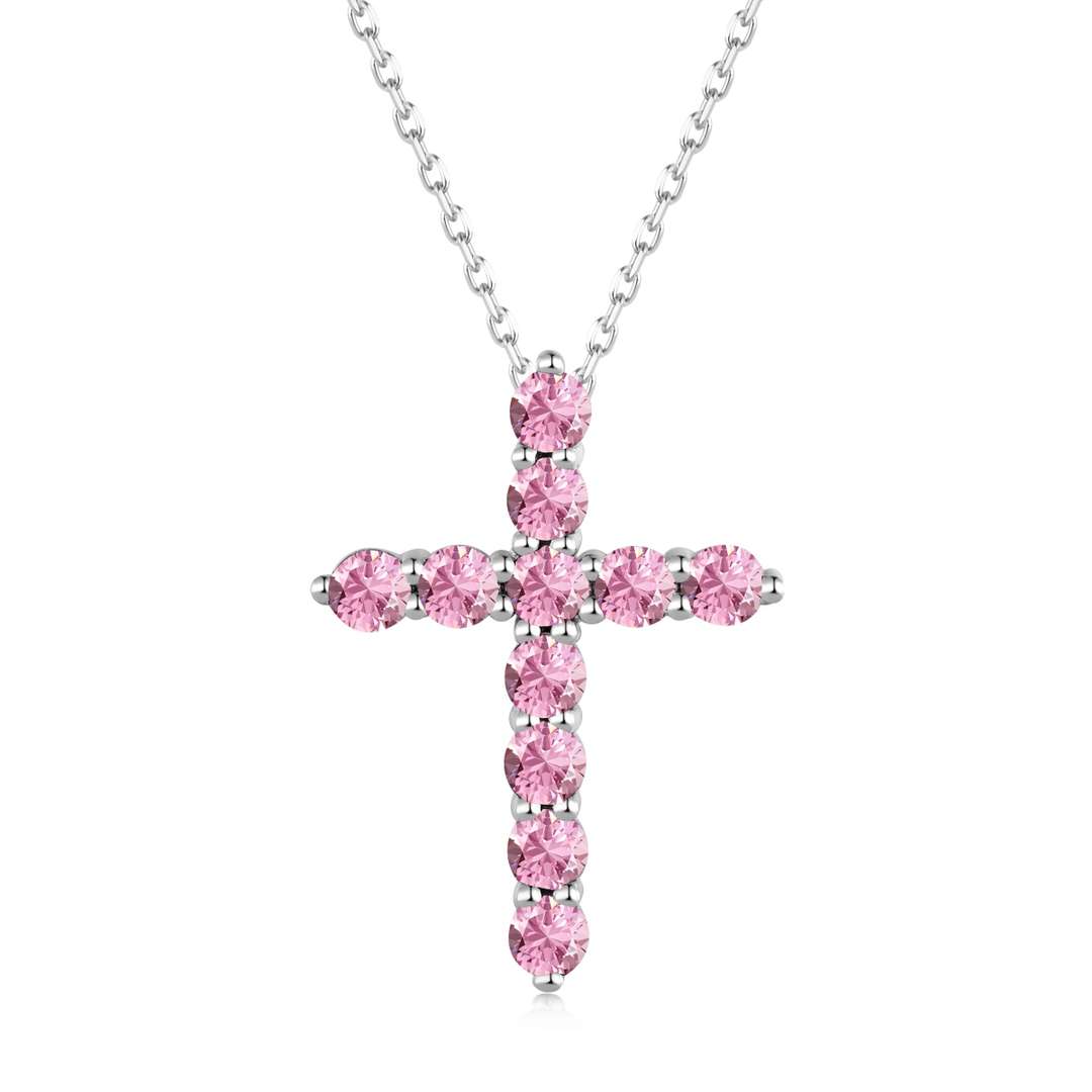 [Clara Jewels]Unique Cross Shape Necklace