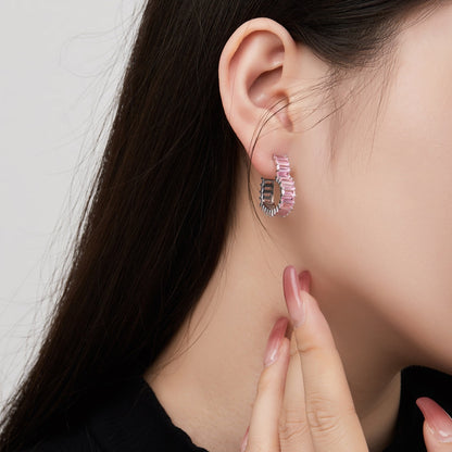 [Clara Jewels]Radiant Heart Cutout Earrings