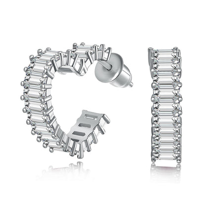 [Clara Jewels]Radiant Heart Cutout Earrings