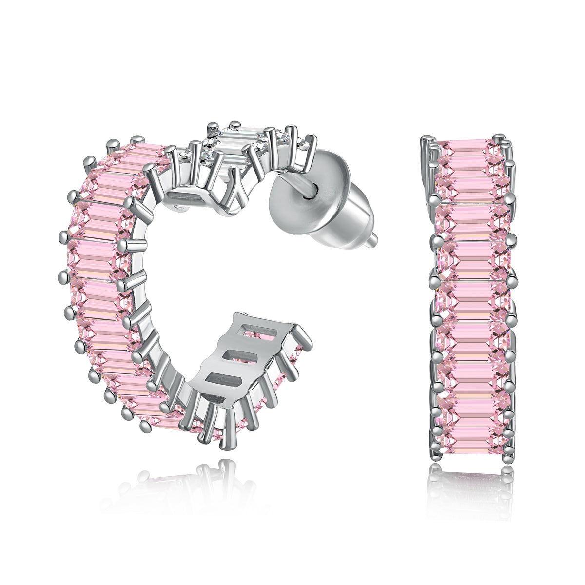 [Clara Jewels]Radiant Heart Cutout Earrings