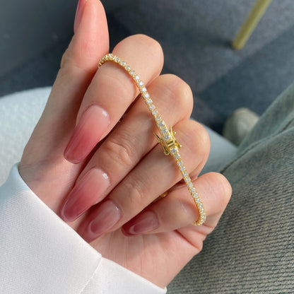 [Clara Jewels]Radiant Colorful Round Cut Party Bracelet