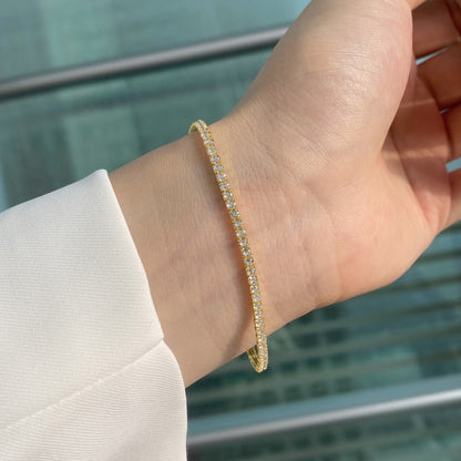 [Clara Jewels]Radiant Colorful Round Cut Party Bracelet