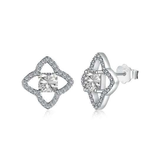 [Clara Jewels]Elegant Star Shape Princess Cut Daily Earrings