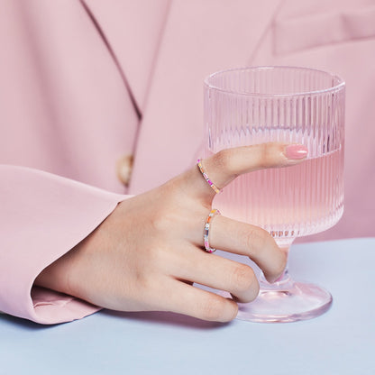 [Clara Jewels]Lively In Shades Elegant Radiant Cut Daily Ring