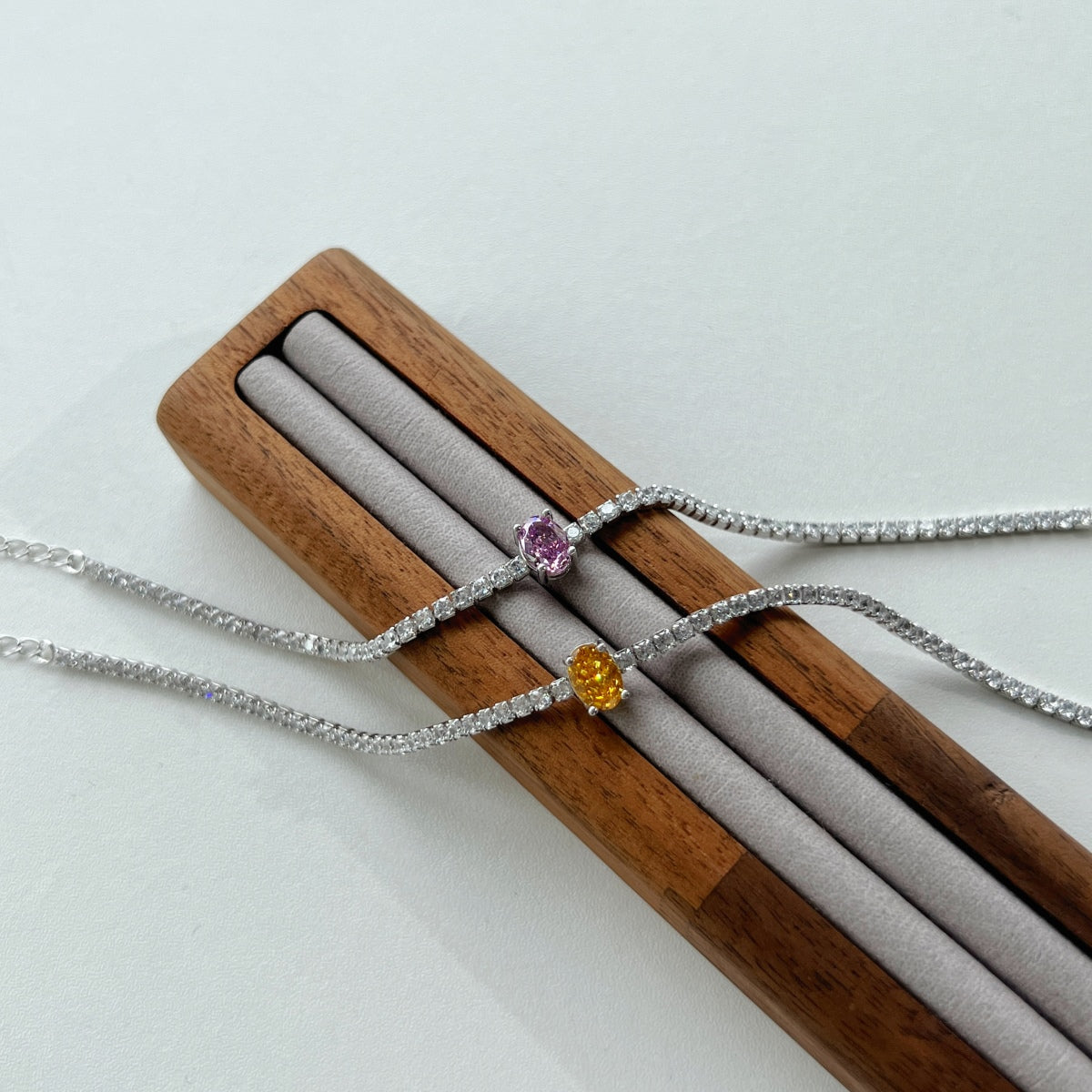 [Clara Jewels]0.75 Carat Exquisite Oval Cut Daily Bracelet