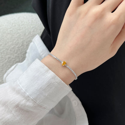 [Clara Jewels]0.75 Carat Exquisite Oval Cut Daily Bracelet
