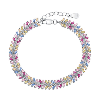 [Clara Jewels]Dainty Radiant Emerald Cut Daily Bracelet