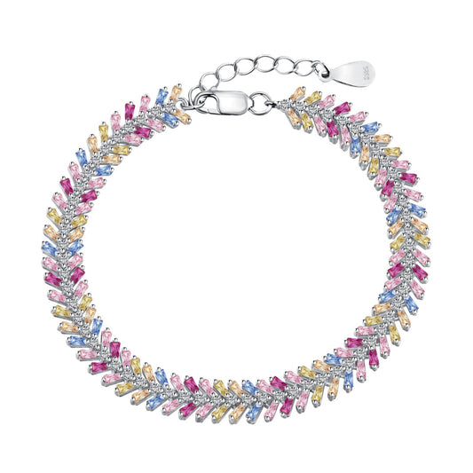 [Clara Jewels]Dainty Radiant Emerald Cut Daily Bracelet