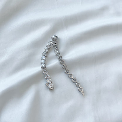 [Clara Jewels]0.75 Carat Elegant Romantic Heart Shape Lover Bracelet