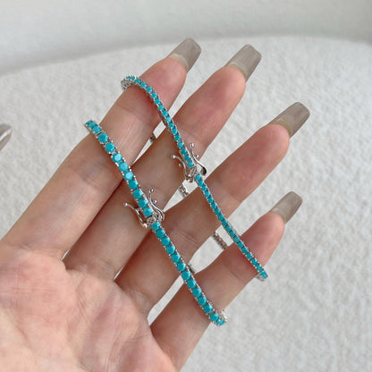 [Clara Jewels]Dazzling Exquisite Round Cut Daily Bracelet
